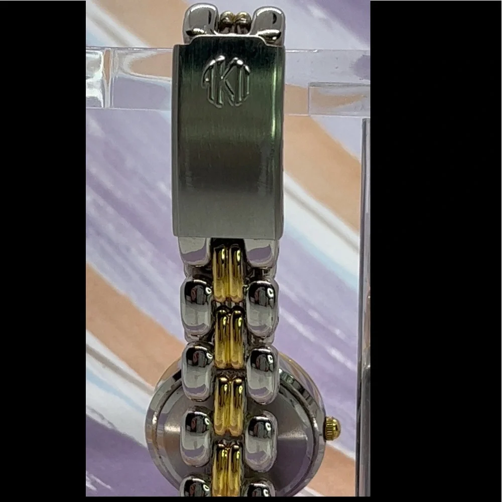 Ann Klein II Gold & Silver-Tone Water Resistant Wristwatch - Picture 5 of 6